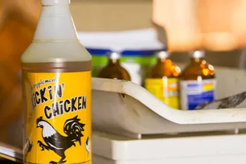 Cockfighting paraphernalia found during a rescue