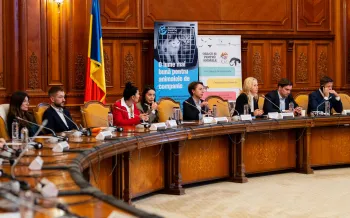 Humane World for Animals, in Romania, in partnership with the Ilfov County Council's Animal Protection Department, held its second national roundtable, “An Efficient and Humane Approach to Companion Animal Management”, on Monday, November 3, 2025, at the Palace of Parliament in Bucharest.